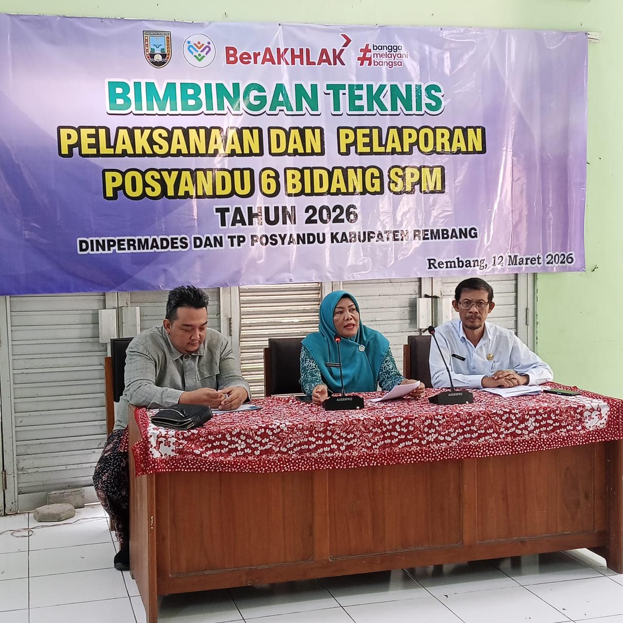 Bimbingan Teknis Pelaksanaan dan Pelaporan Posyandu 6 Bidang SPM
