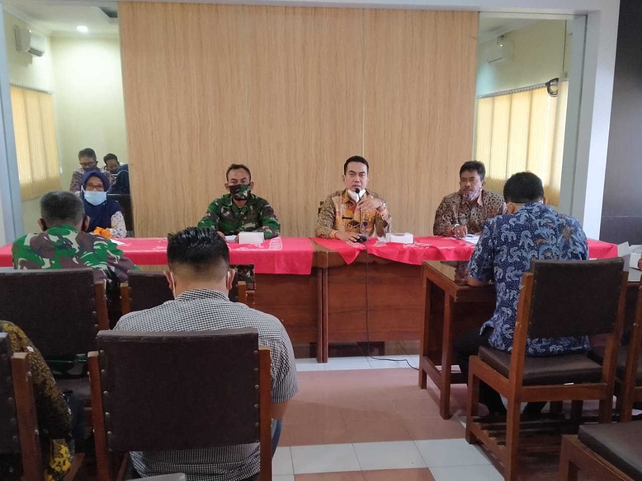 RAKOR EVALUASI PELAKSANAAN TMMD TAHUN 2020 DAN PERENCANAAN PELAKSANAAN TMMD TAHUN 2021