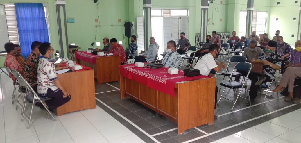 RAPAT KOORDINASI, EVALUASI DAN PEMBAHASAN KEGIATAN INSIDENTAL EXIT PNPM MANDIRI PERDESAAN KABUPATEN REMBANG TAHUN 2020